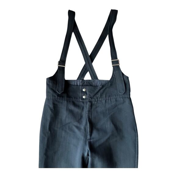 Profile vintage black bib snow pant bib men size 36 tall - Picture 5 of 9